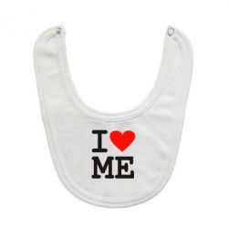 Слюнявчик  I love ME - PrintSalon