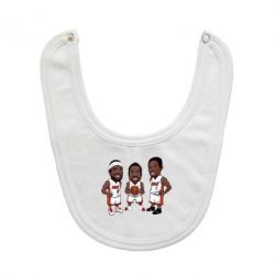 Слюнявчик  "James, Wade and Bosh" - PrintSalon