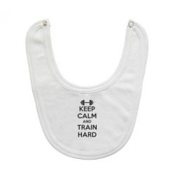 Слинявчик KEEP CALM and TRAIN HARD - PrintSalon