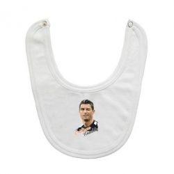 Слюнявчик  Криштиану Роналду, полигональный портрет - PrintSalon