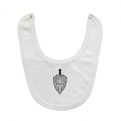 Слюнявчик Логотип Прикордонних військ-PrintSalon Слюнявчик Логотип Прикордонних військ