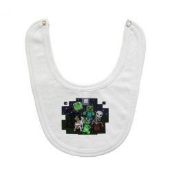 Слюнявчик  Minecraft Party - PrintSalon