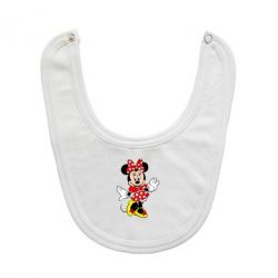 Слюнявчик  Минни Красавица