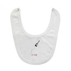 Слюнявчик  Music love - PrintSalon