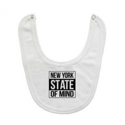 Слюнявчик  New York state of mind - PrintSalon