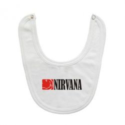 Слюнявчик  Nirvana смайл - PrintSalon