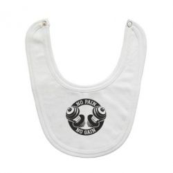 Слинявчик No pain no gain гантелі - PrintSalon