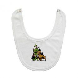 Слюнявчик  Охотник с собакой - PrintSalon