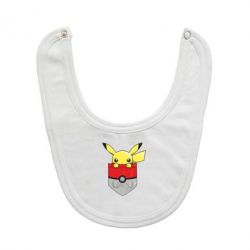 Слюнявчик  Pikachu in pocket - PrintSalon