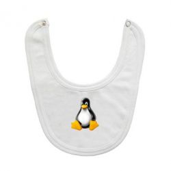 Слюнявчик  Пингвин Linux - PrintSalon