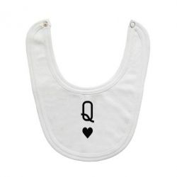 Слюнявчик  Playing Cards Queen - PrintSalon