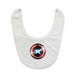 Слюнявчик  Потертый щит - PrintSalon