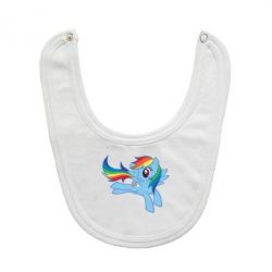 Слюнявчик  Rainbow Dash run