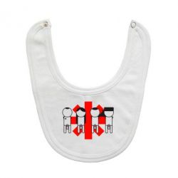 Слюнявчик  Red Hot Chili Peppers Group - PrintSalon