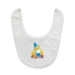 Слюнявчик  Simpsons Family - PrintSalon