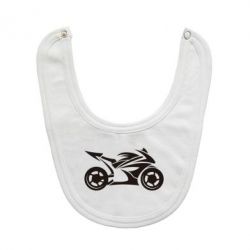 Слюнявчик  Спортивный байк - PrintSalon