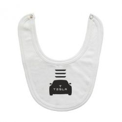 Слюнявчик  Tesla Car - PrintSalon