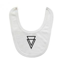 Слюнявчик  Triangles - PrintSalon