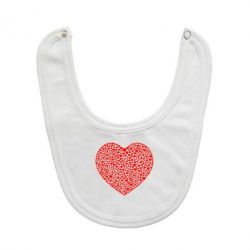 Слюнявчик  Тысяча сердец