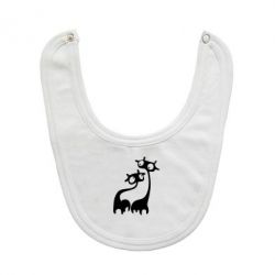 Слюнявчик  Жирафы - PrintSalon