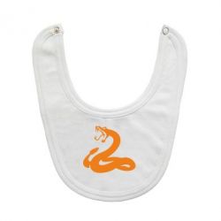 Слюнявчик  Змея - PrintSalon