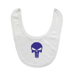 Слюнявчик  Зубастый череп - PrintSalon