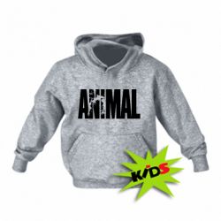 Дитяче худі Animal Powerlifting - PrintSalon