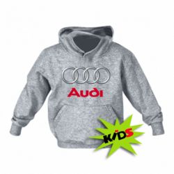 Детское худи Audi 3D Logo - PrintSalon