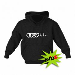 Детское худи Audi heart rate - PrintSalon