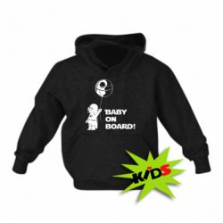 Детское худи Baby on board 1 - PrintSalon