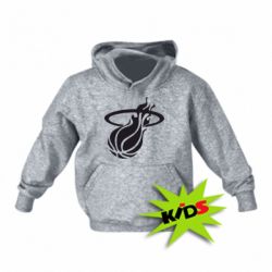 Детское худи Баскетбольный мяч в кольце - PrintSalon