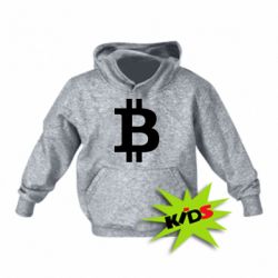 Детское худи Биткоин - PrintSalon
