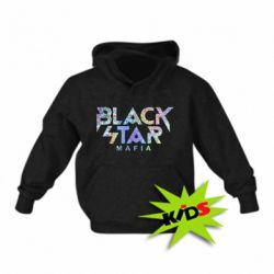 Детское худи Black Star Mafia Голограмма
