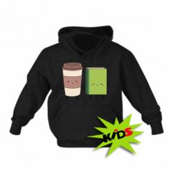Детское худи Book & Coffee - PrintSalon