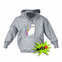 Детское худи Cat Unicorn - PrintSalon