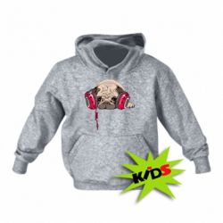 Детское худи Doug the pug - PrintSalon