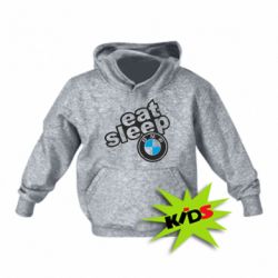 Детское худи Eat, sleep, BMW - PrintSalon