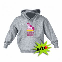 Детское худи Единорог с пончиком - PrintSalon