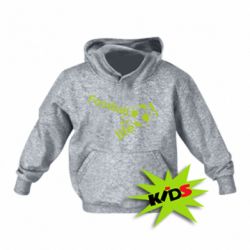 Детское худи Футбол - моя жизнь! - PrintSalon