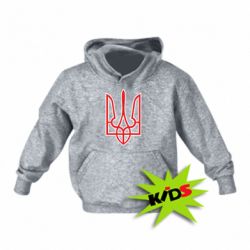 Дитяче худі Герб України (двокольоровий) - PrintSalon