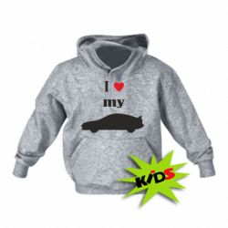 Детское худи I love my car