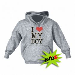 Детское худи I love my - PrintSalon