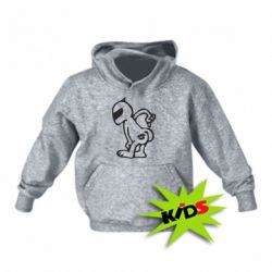 Детское худи Kiss my racer`s ass - PrintSalon