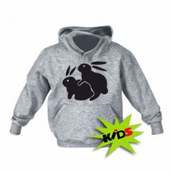 Детское худи Кролики - PrintSalon
