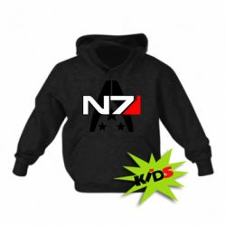 Детское худи Mass Effect logo N7 - PrintSalon