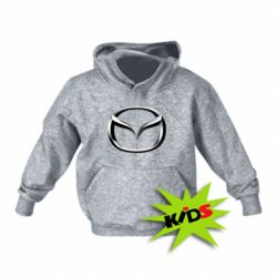 Детское худи Mazda 3D Small Logo - PrintSalon