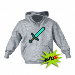 Детское худи Minecraft меч - PrintSalon