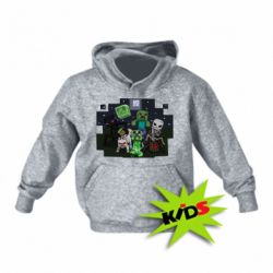 Детское худи Minecraft Party - PrintSalon