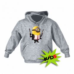 Детское худи Миньон Хитман - PrintSalon