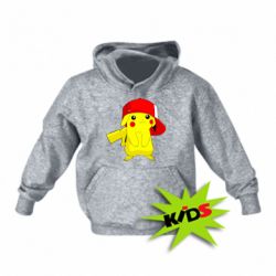 Детское худи Pikachu in a cap - PrintSalon